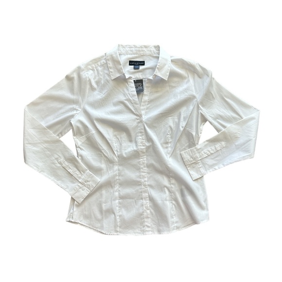 Simply Styled Tops - Simply Styled Button Down Shirt